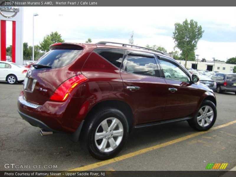 Merlot Pearl / Cafe Latte 2007 Nissan Murano S AWD