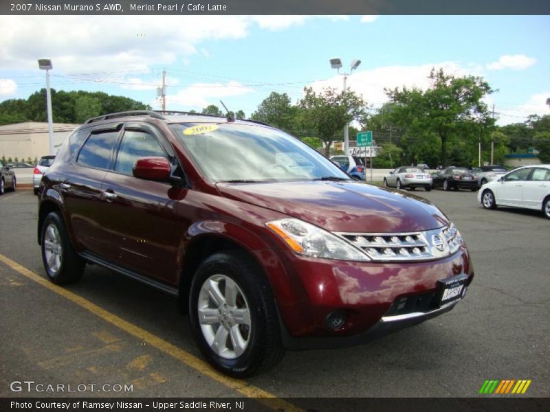 Merlot Pearl / Cafe Latte 2007 Nissan Murano S AWD