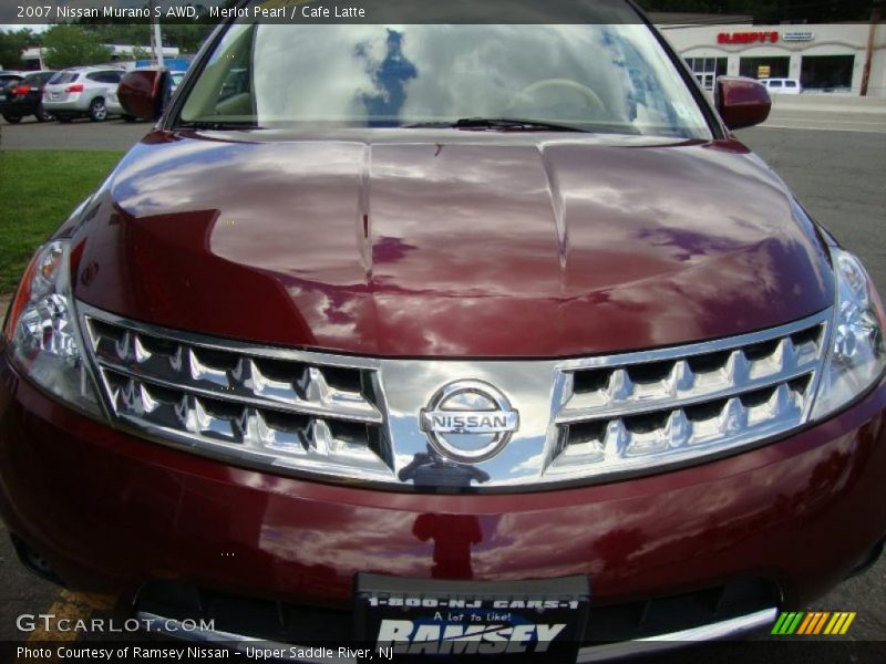 Merlot Pearl / Cafe Latte 2007 Nissan Murano S AWD