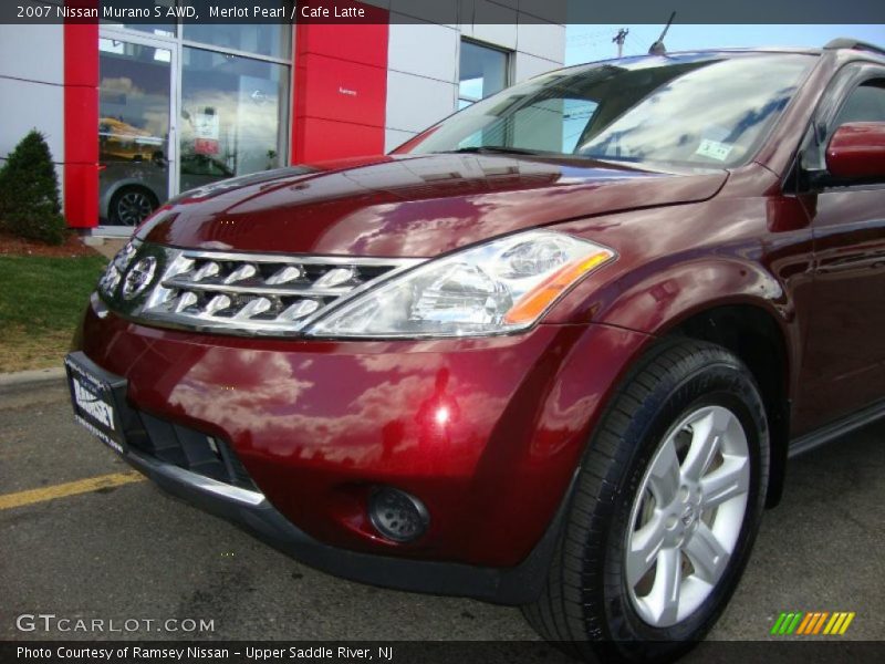 Merlot Pearl / Cafe Latte 2007 Nissan Murano S AWD