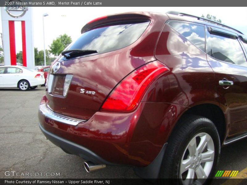 Merlot Pearl / Cafe Latte 2007 Nissan Murano S AWD