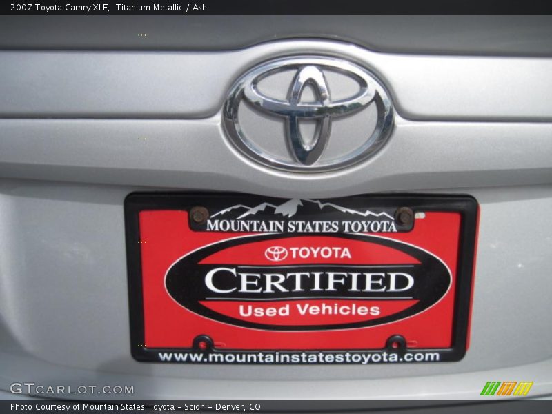 Titanium Metallic / Ash 2007 Toyota Camry XLE