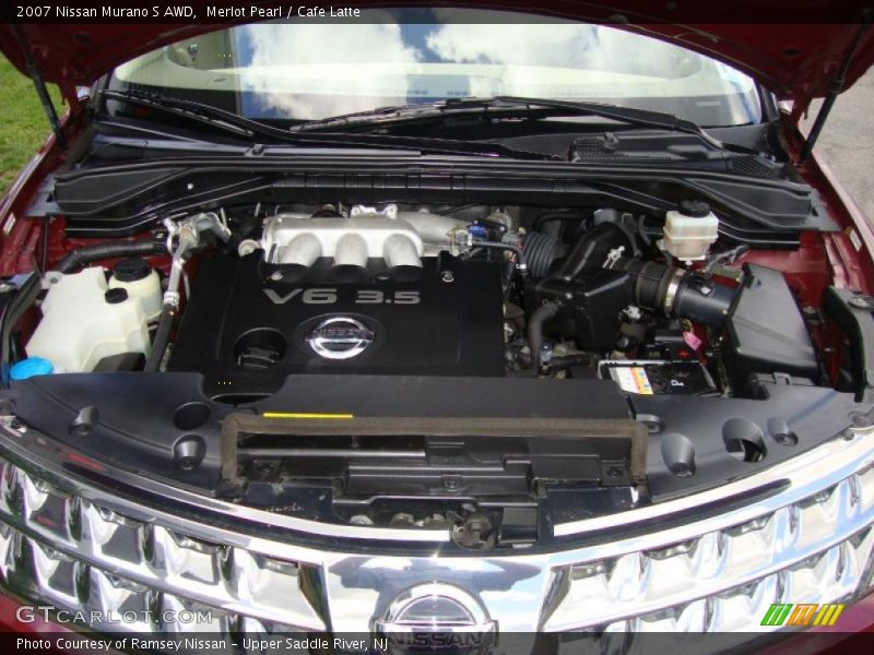 Merlot Pearl / Cafe Latte 2007 Nissan Murano S AWD