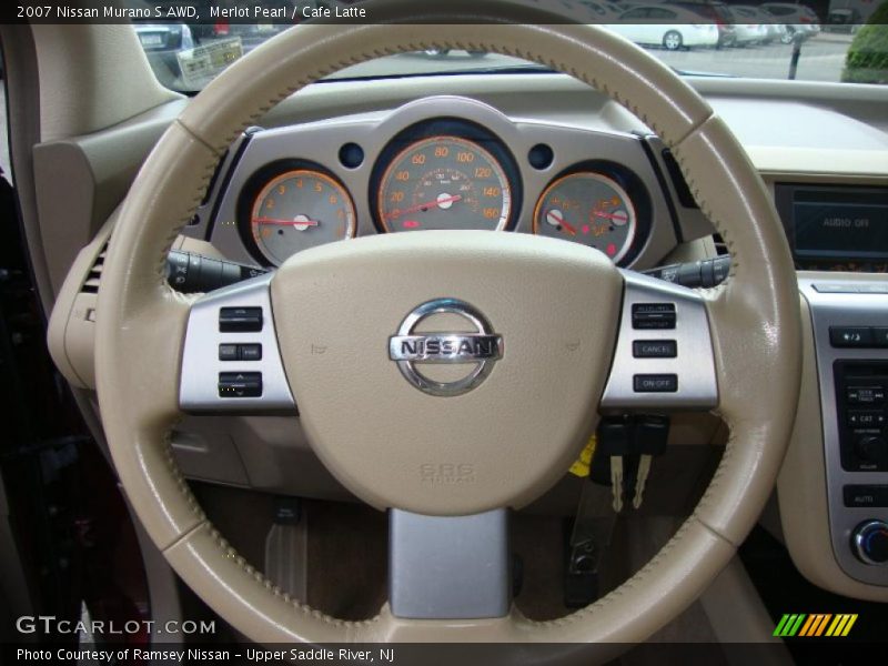 Merlot Pearl / Cafe Latte 2007 Nissan Murano S AWD