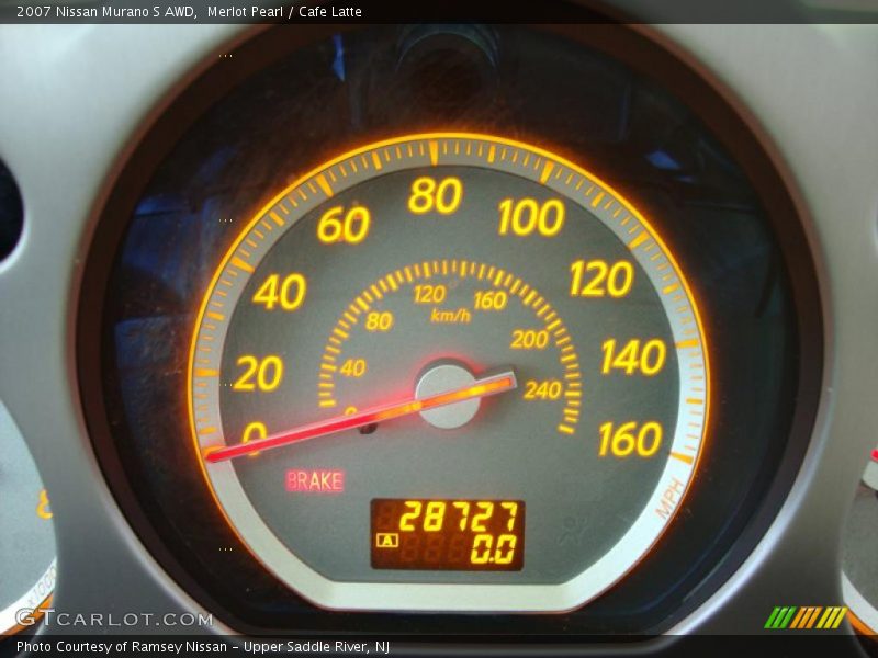 Merlot Pearl / Cafe Latte 2007 Nissan Murano S AWD