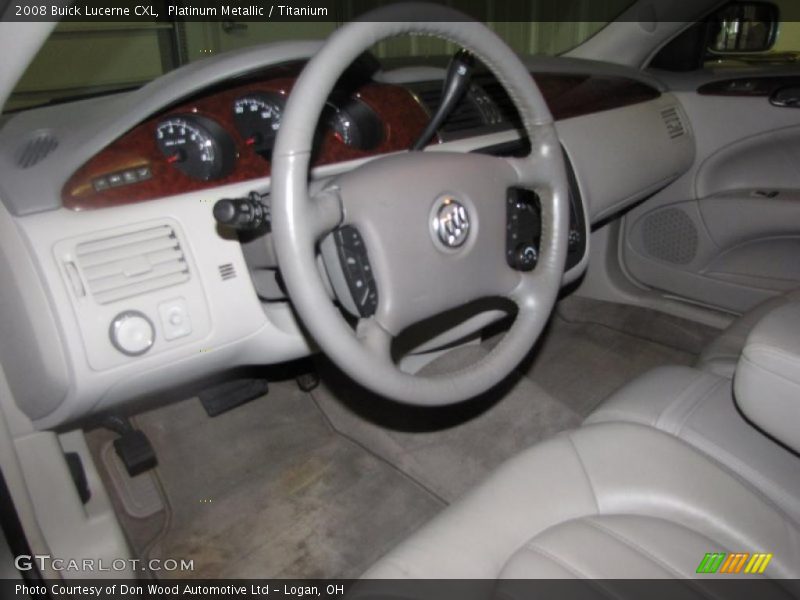 Platinum Metallic / Titanium 2008 Buick Lucerne CXL