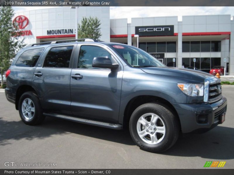 Slate Metallic / Graphite Gray 2009 Toyota Sequoia SR5 4x4