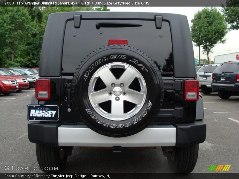 Black / Dark Slate Gray/Med Slate Gray 2008 Jeep Wrangler Unlimited Sahara 4x4
