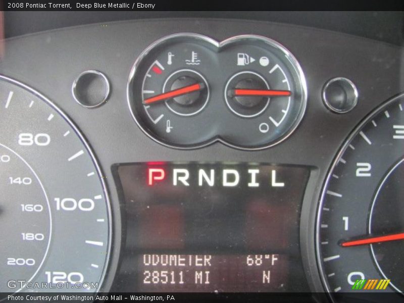 Deep Blue Metallic / Ebony 2008 Pontiac Torrent