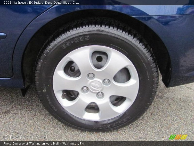 Deep Ocean Blue / Gray 2008 Kia Spectra EX Sedan