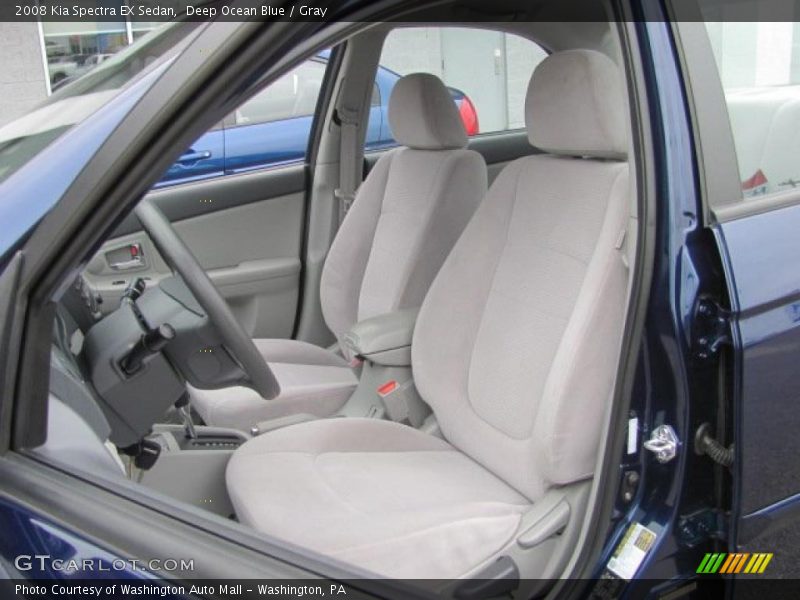 Deep Ocean Blue / Gray 2008 Kia Spectra EX Sedan