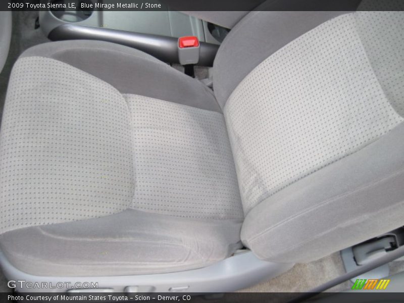 Blue Mirage Metallic / Stone 2009 Toyota Sienna LE