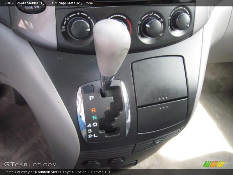 Blue Mirage Metallic / Stone 2009 Toyota Sienna LE