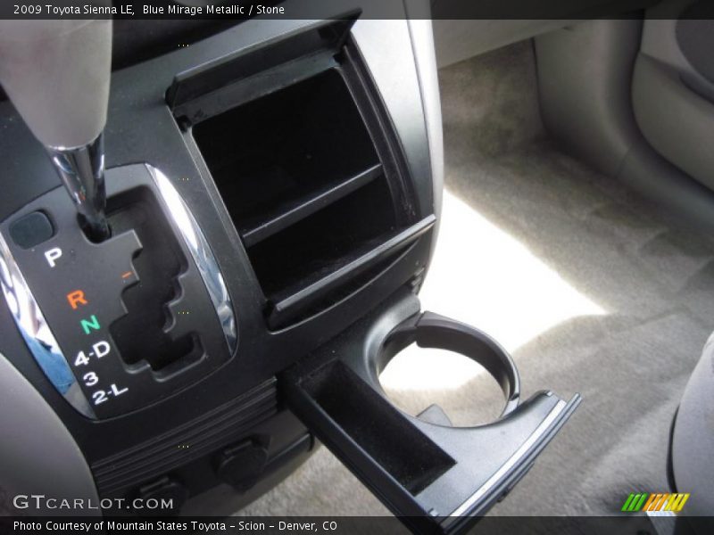 Blue Mirage Metallic / Stone 2009 Toyota Sienna LE
