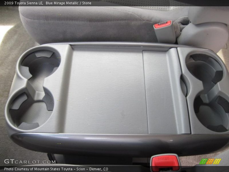 Blue Mirage Metallic / Stone 2009 Toyota Sienna LE