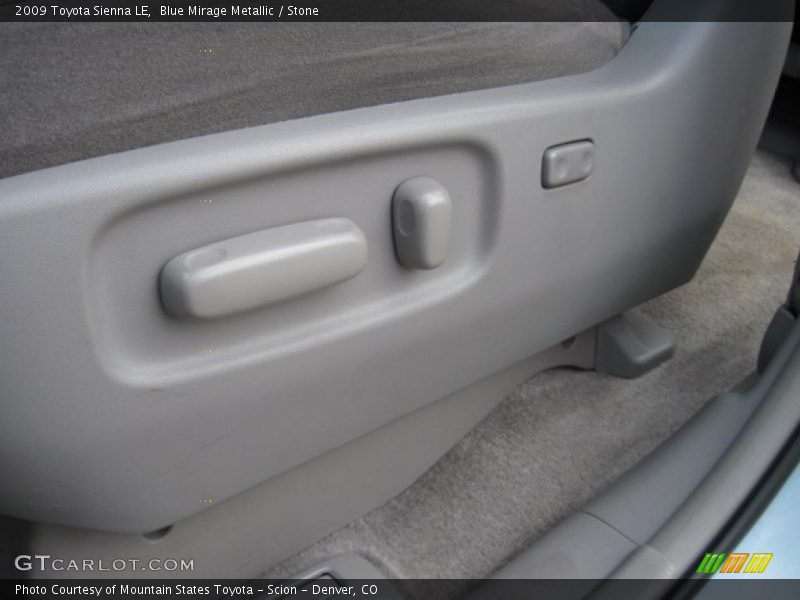 Blue Mirage Metallic / Stone 2009 Toyota Sienna LE