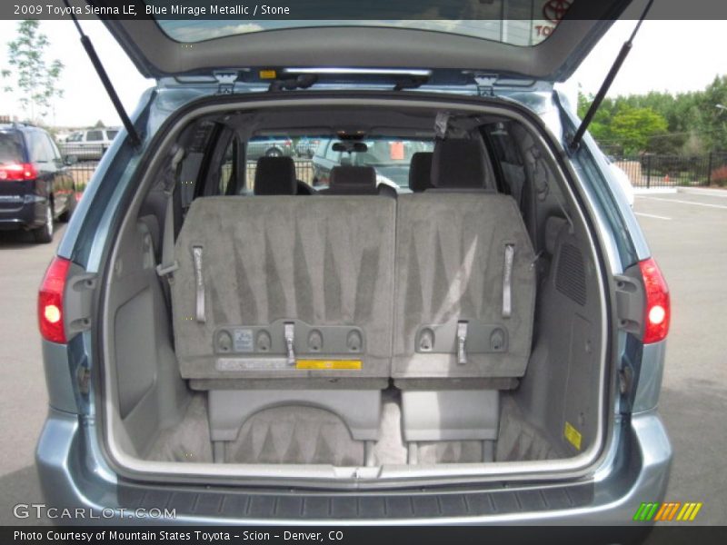 Blue Mirage Metallic / Stone 2009 Toyota Sienna LE