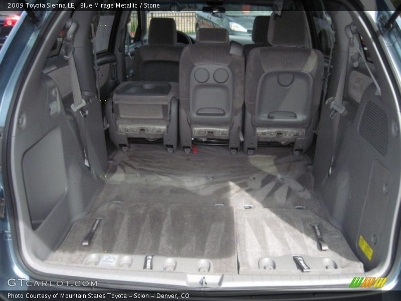 Blue Mirage Metallic / Stone 2009 Toyota Sienna LE