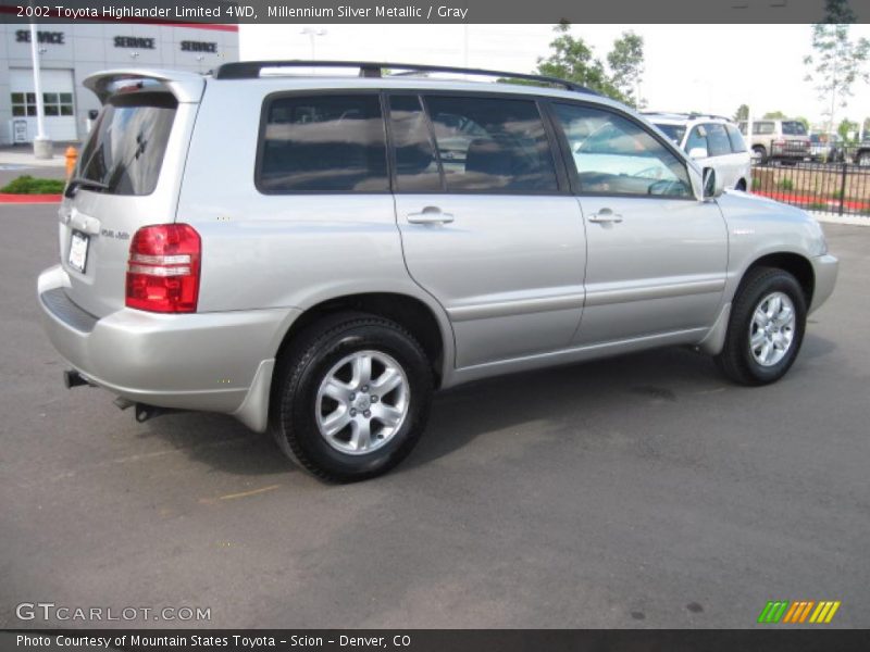 Millennium Silver Metallic / Gray 2002 Toyota Highlander Limited 4WD