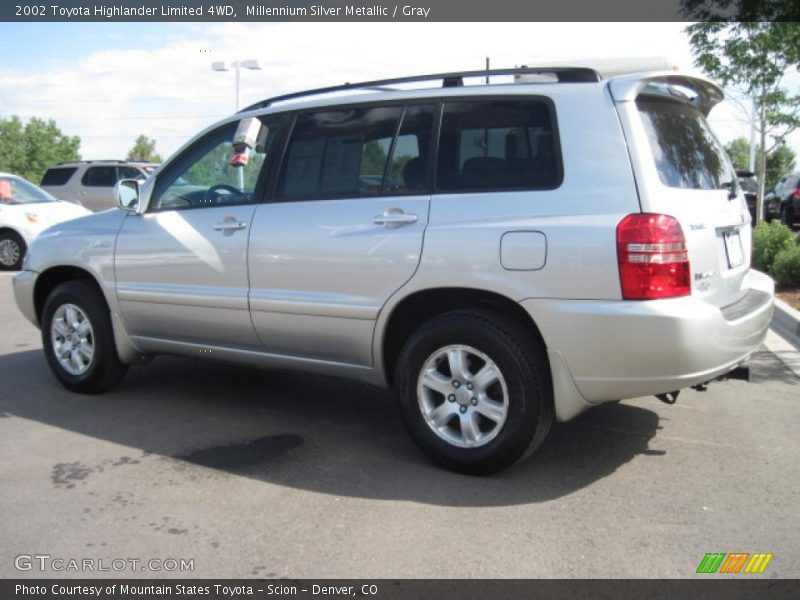 Millennium Silver Metallic / Gray 2002 Toyota Highlander Limited 4WD