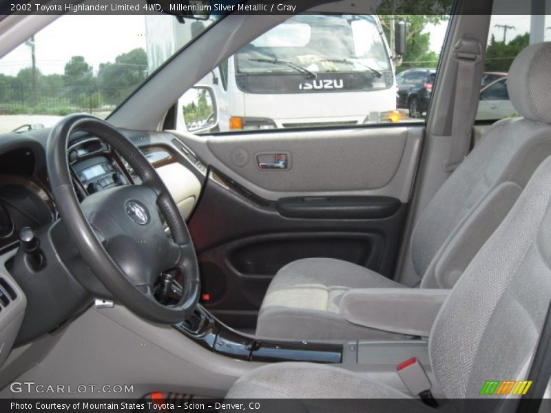 Millennium Silver Metallic / Gray 2002 Toyota Highlander Limited 4WD