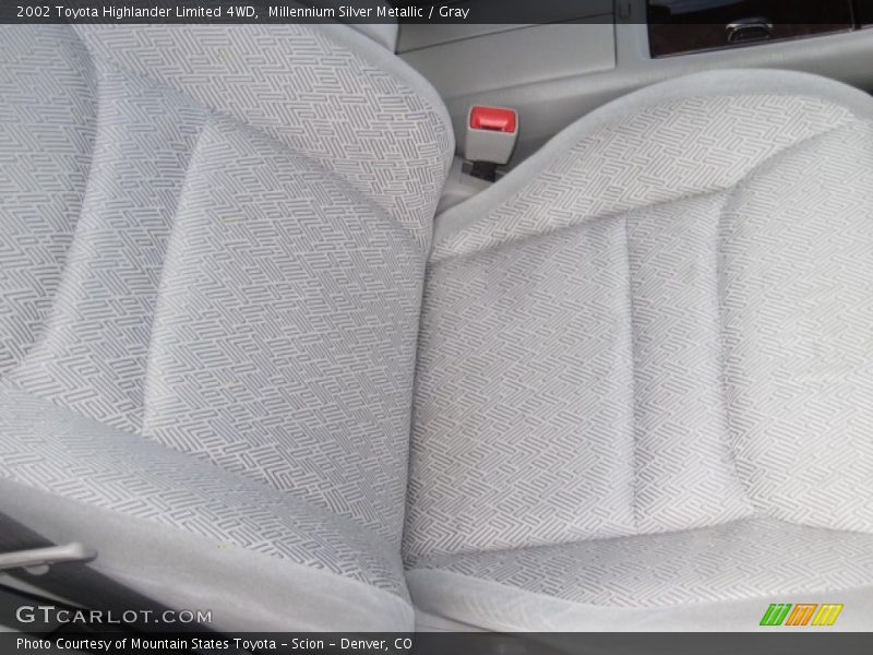 Millennium Silver Metallic / Gray 2002 Toyota Highlander Limited 4WD