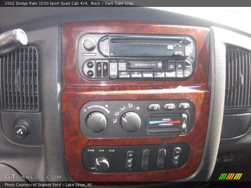 Black / Dark Slate Gray 2002 Dodge Ram 1500 Sport Quad Cab 4x4