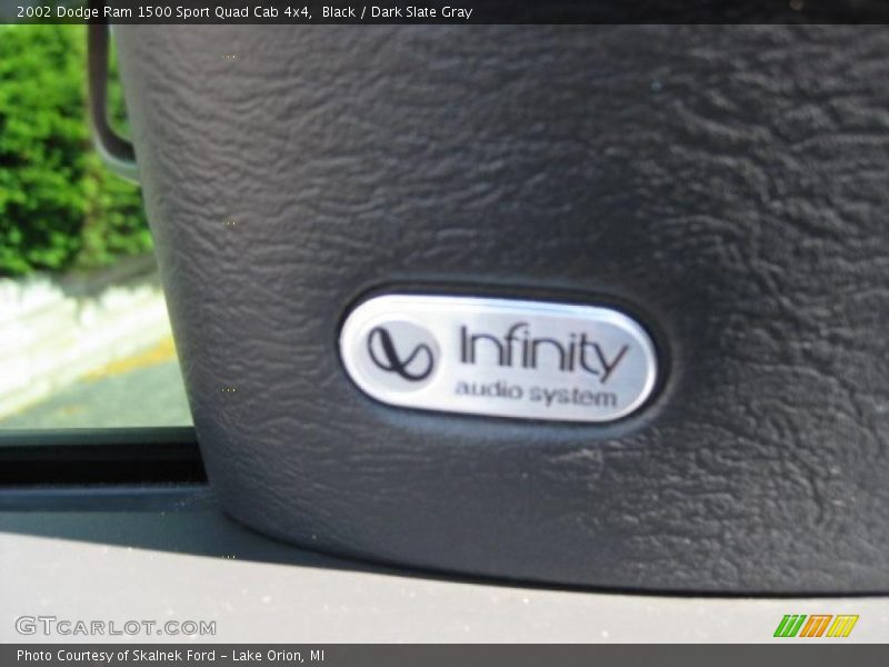 Black / Dark Slate Gray 2002 Dodge Ram 1500 Sport Quad Cab 4x4