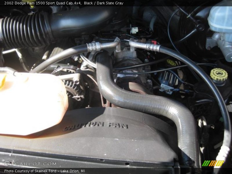 Black / Dark Slate Gray 2002 Dodge Ram 1500 Sport Quad Cab 4x4