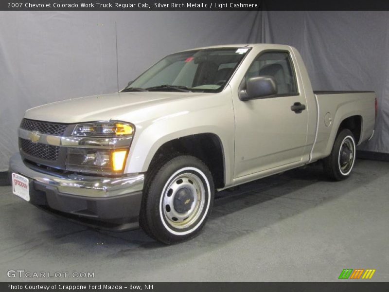 Silver Birch Metallic / Light Cashmere 2007 Chevrolet Colorado Work Truck Regular Cab