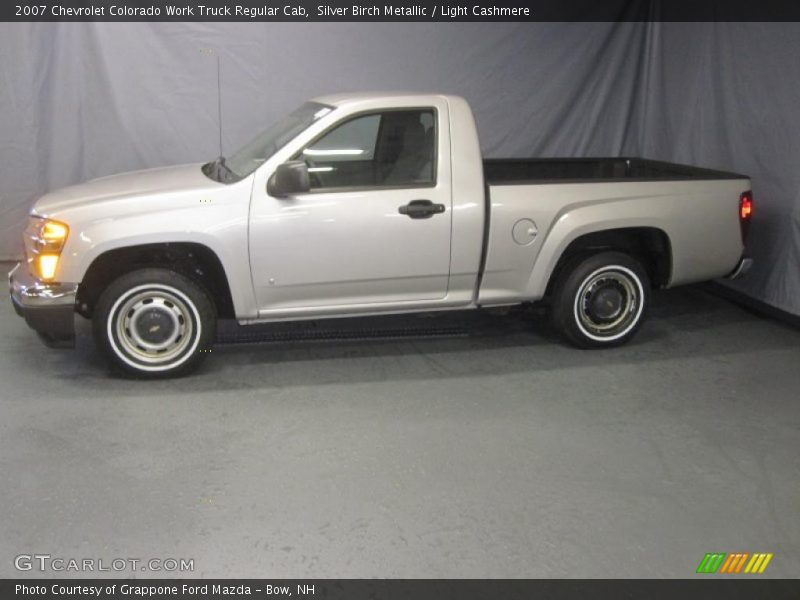Silver Birch Metallic / Light Cashmere 2007 Chevrolet Colorado Work Truck Regular Cab