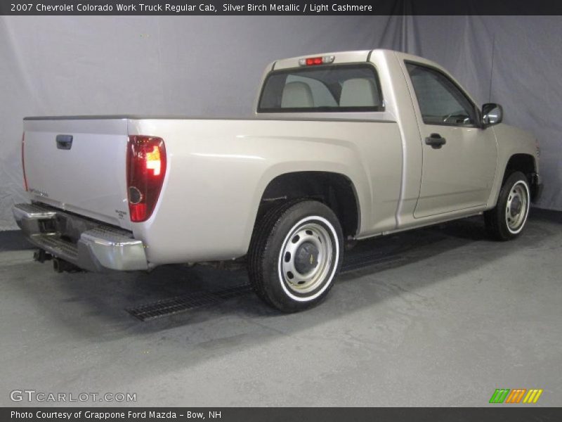 Silver Birch Metallic / Light Cashmere 2007 Chevrolet Colorado Work Truck Regular Cab