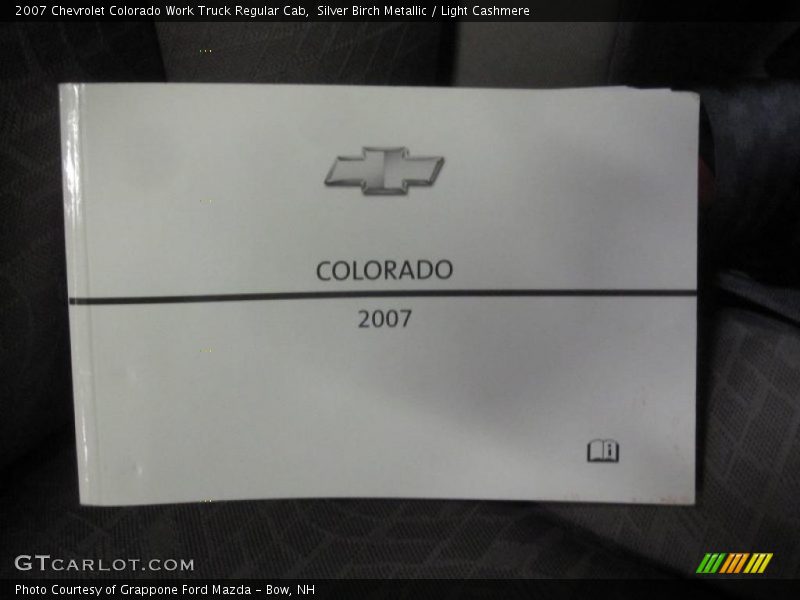 Silver Birch Metallic / Light Cashmere 2007 Chevrolet Colorado Work Truck Regular Cab