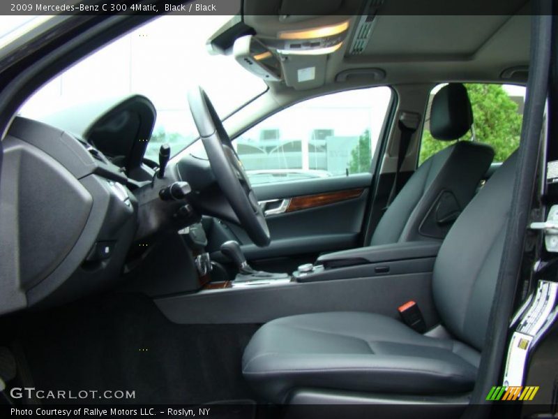 Black / Black 2009 Mercedes-Benz C 300 4Matic