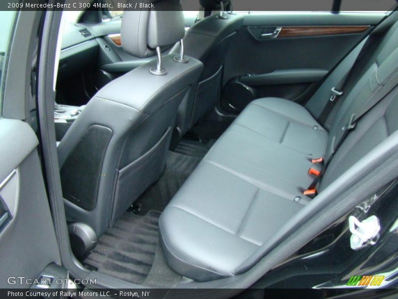 Black / Black 2009 Mercedes-Benz C 300 4Matic