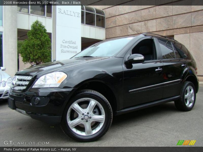Black / Black 2008 Mercedes-Benz ML 350 4Matic