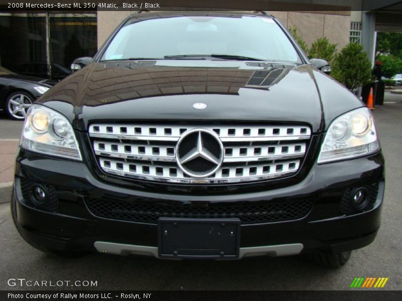 Black / Black 2008 Mercedes-Benz ML 350 4Matic
