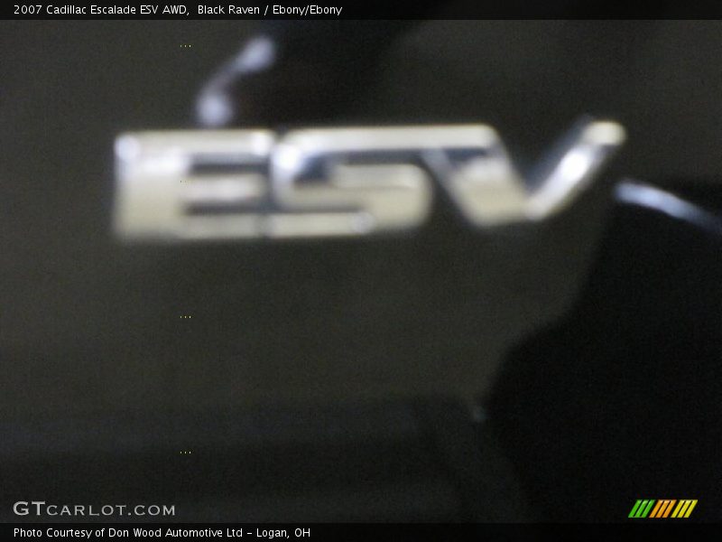 Black Raven / Ebony/Ebony 2007 Cadillac Escalade ESV AWD