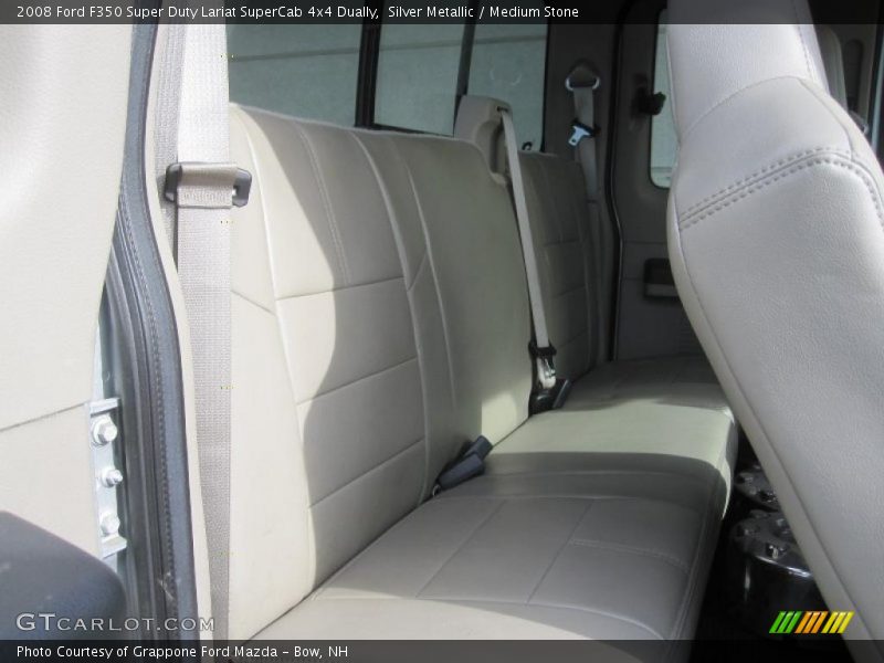 Silver Metallic / Medium Stone 2008 Ford F350 Super Duty Lariat SuperCab 4x4 Dually