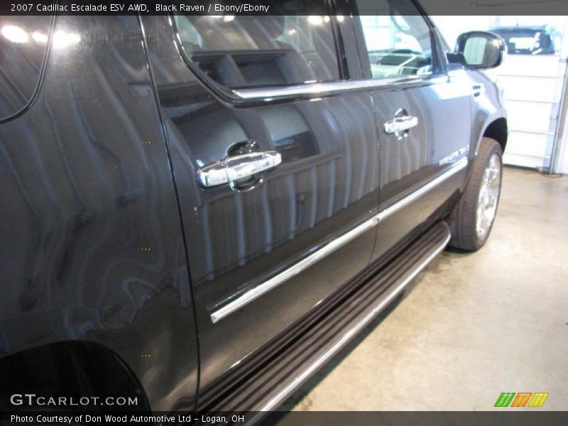 Black Raven / Ebony/Ebony 2007 Cadillac Escalade ESV AWD