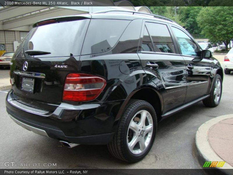 Black / Black 2008 Mercedes-Benz ML 350 4Matic