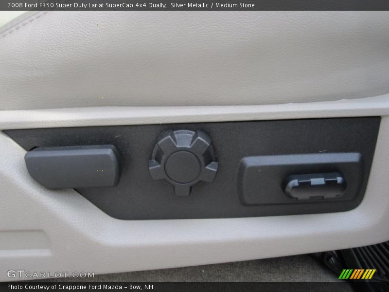 Silver Metallic / Medium Stone 2008 Ford F350 Super Duty Lariat SuperCab 4x4 Dually
