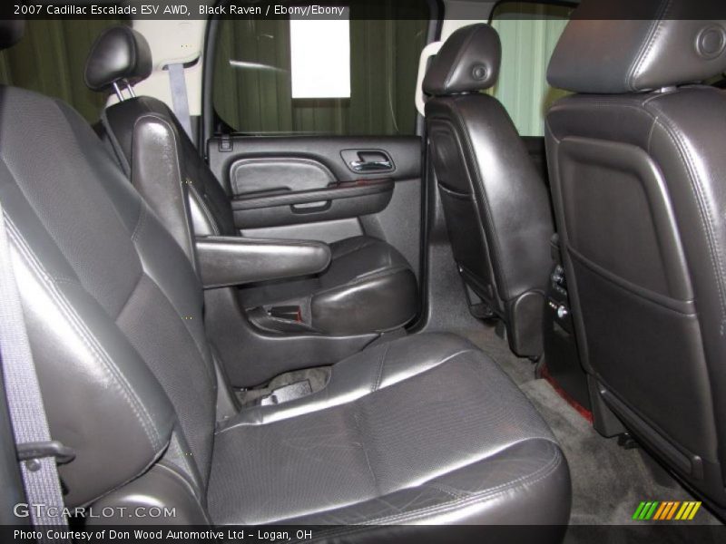 Black Raven / Ebony/Ebony 2007 Cadillac Escalade ESV AWD
