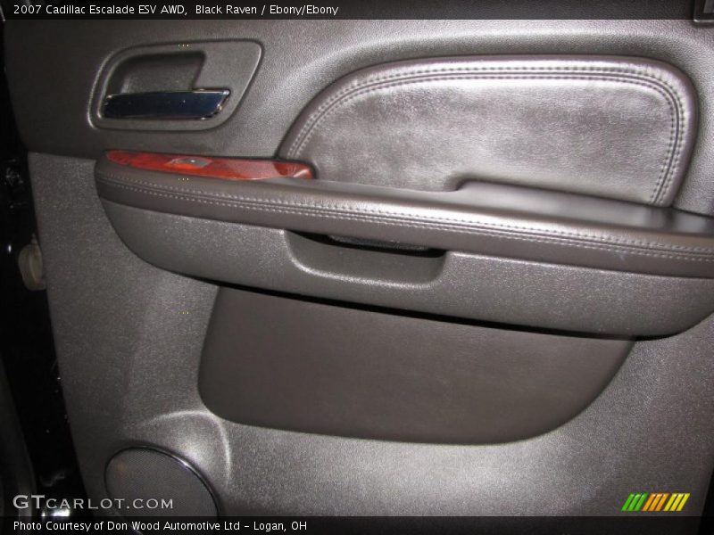 Black Raven / Ebony/Ebony 2007 Cadillac Escalade ESV AWD