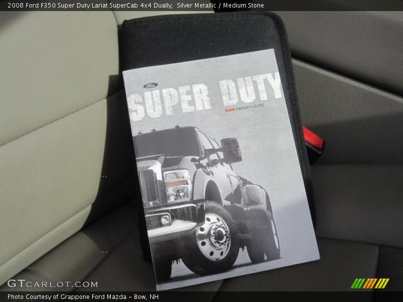 Silver Metallic / Medium Stone 2008 Ford F350 Super Duty Lariat SuperCab 4x4 Dually