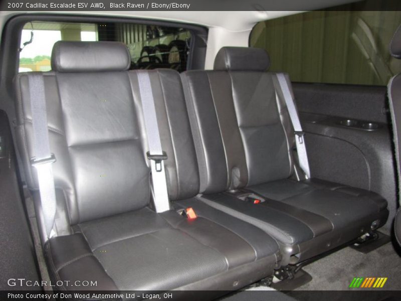 Black Raven / Ebony/Ebony 2007 Cadillac Escalade ESV AWD