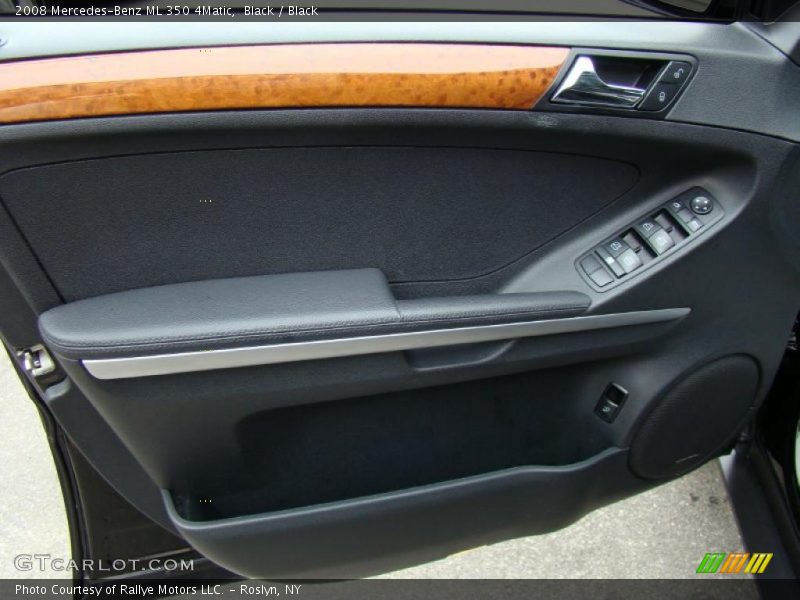 Black / Black 2008 Mercedes-Benz ML 350 4Matic