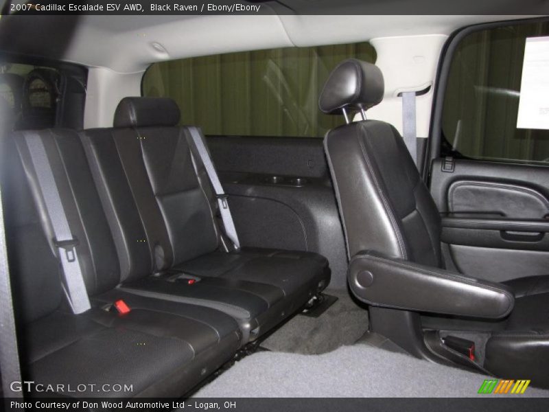 Black Raven / Ebony/Ebony 2007 Cadillac Escalade ESV AWD