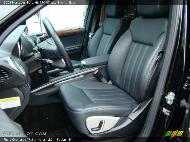 Black / Black 2008 Mercedes-Benz ML 350 4Matic