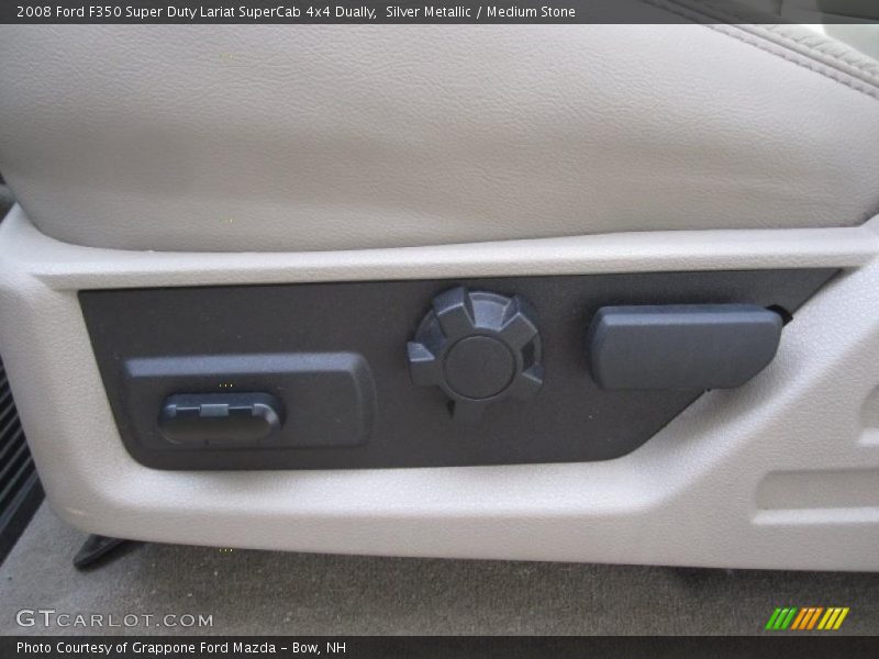 Silver Metallic / Medium Stone 2008 Ford F350 Super Duty Lariat SuperCab 4x4 Dually